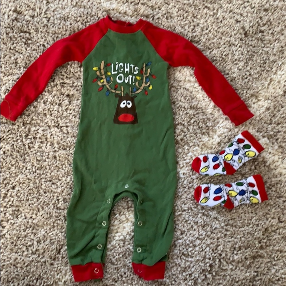 Lazy one- infant Christmas pajamas